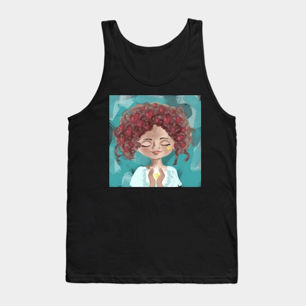 Lovely. Girl Tank Top by Ganna_Panna